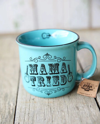 Turquoise Mama Tried Mug