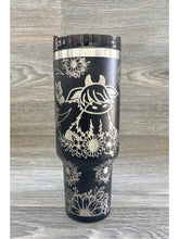 Load image into Gallery viewer, Highland Cow Stainless Steel Tumbler Black