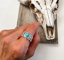 Load image into Gallery viewer, Western Aztec Cuff Ring