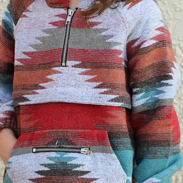 Aztec Printed Hoodie