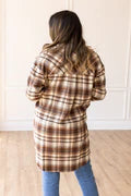 Load image into Gallery viewer, Toasty Timber Flannel Dress