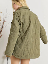 Load image into Gallery viewer, Button Down Quilted Jacket