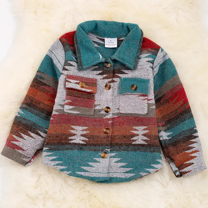 Aztec Button Up Shacket