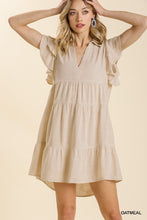 Load image into Gallery viewer, Oatmeal Ruffle Dress