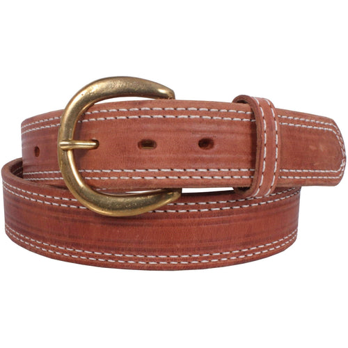 Harness Leather Stitched Belt