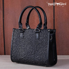 Load image into Gallery viewer, Floral Tooled Concealed Carry Tote/Crossbody