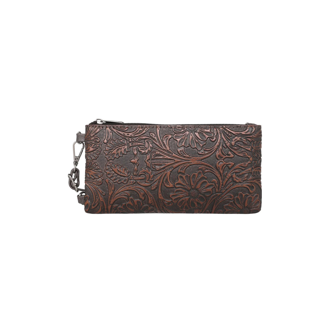 Montana West Tooled Collection Phone Wristlet/Crossbody