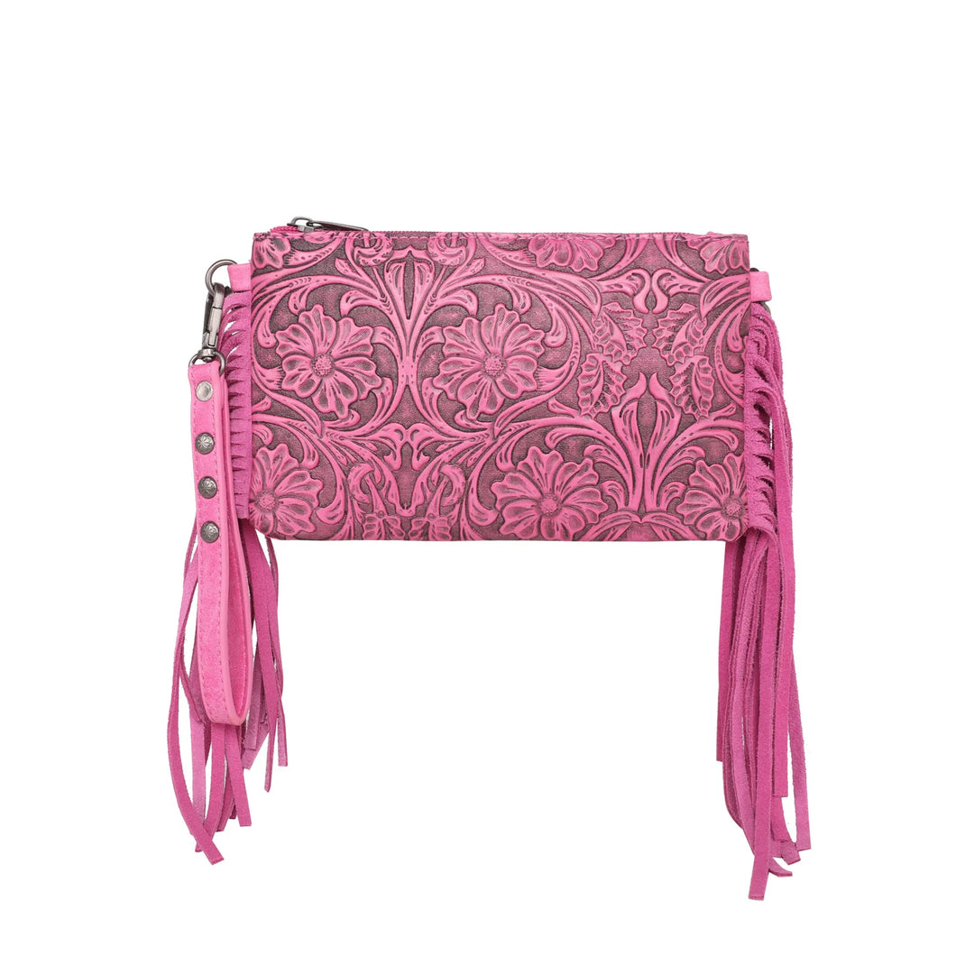 Montana West Tooled Collection Clutch/Crossbody