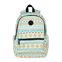 Load image into Gallery viewer, Blue Aztec Print Backpack