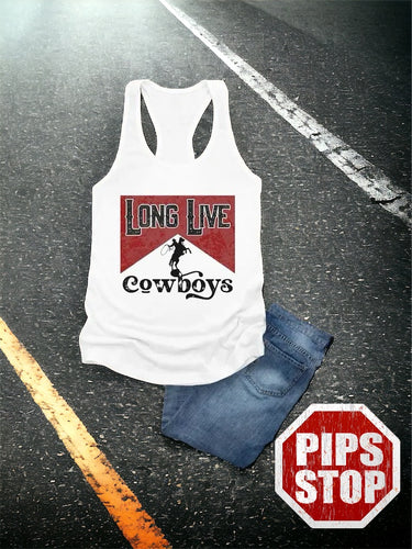 Long Live Cowboys Racerback Tank