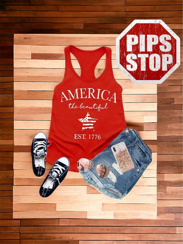 America Racerback Tank