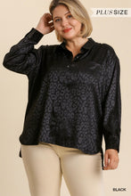 Load image into Gallery viewer, Animal Jacquard Print Button Up Long Sleeve