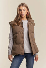 Load image into Gallery viewer, Button Down Corduroy Puff Vest