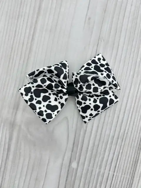 Cow print Bows