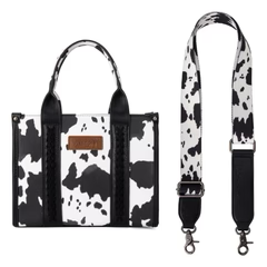 Cow Print Concealed Carry Tote/Crossbody