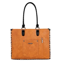 Load image into Gallery viewer, Wrangler Leopard Print Concealed Carry Tote