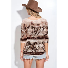 Load image into Gallery viewer, Wild Horses V Neck